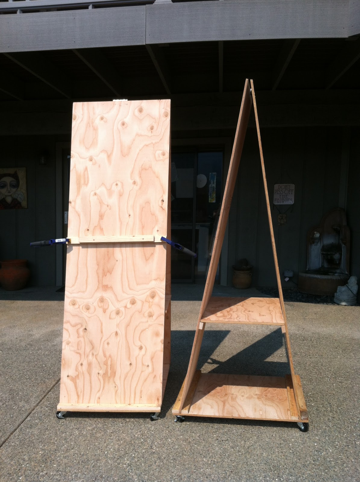 Golden Rule Studio Homemade Easels