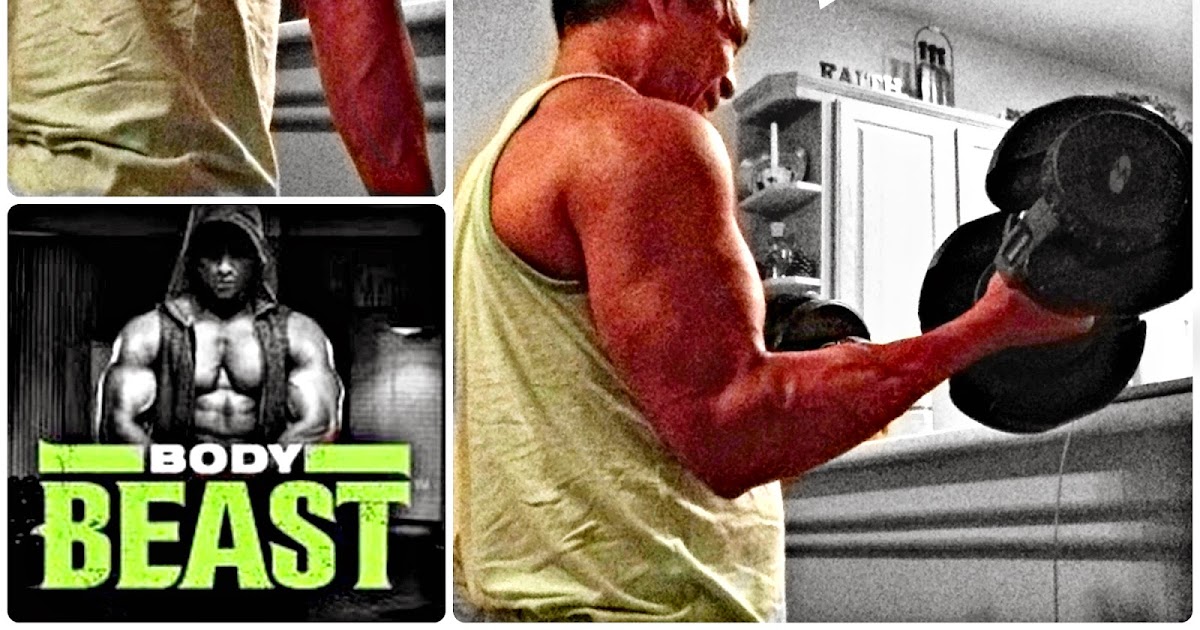 Back and biceps build workout body beast faherdiy