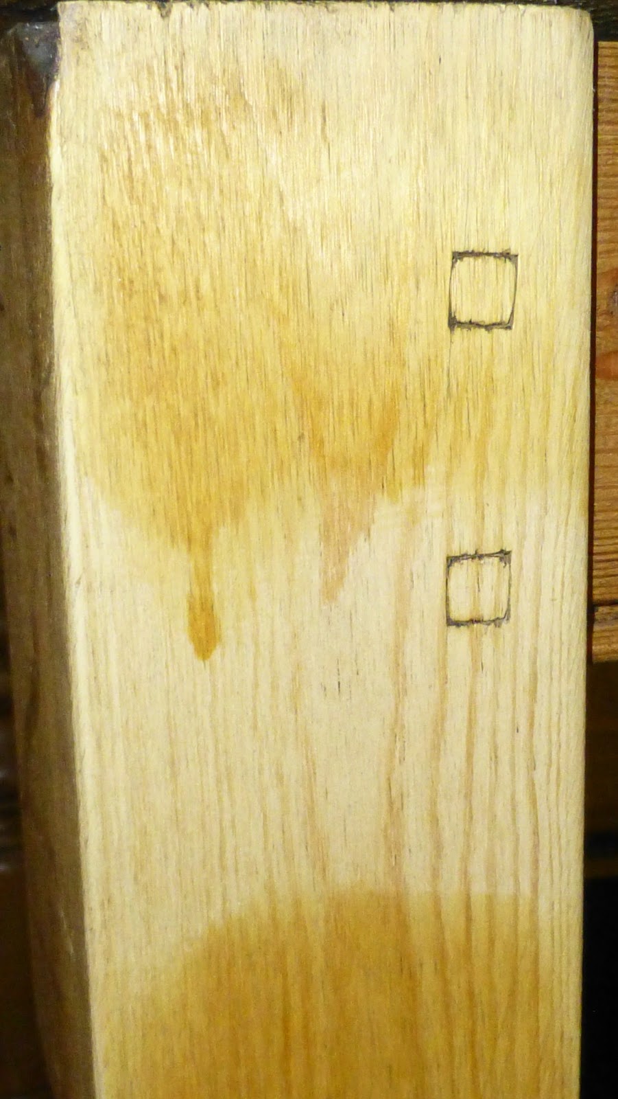 Paint and Style Experimenting with wood bleach...