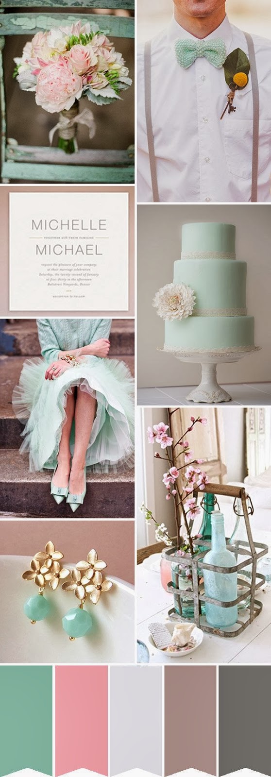 Boda verde mint
