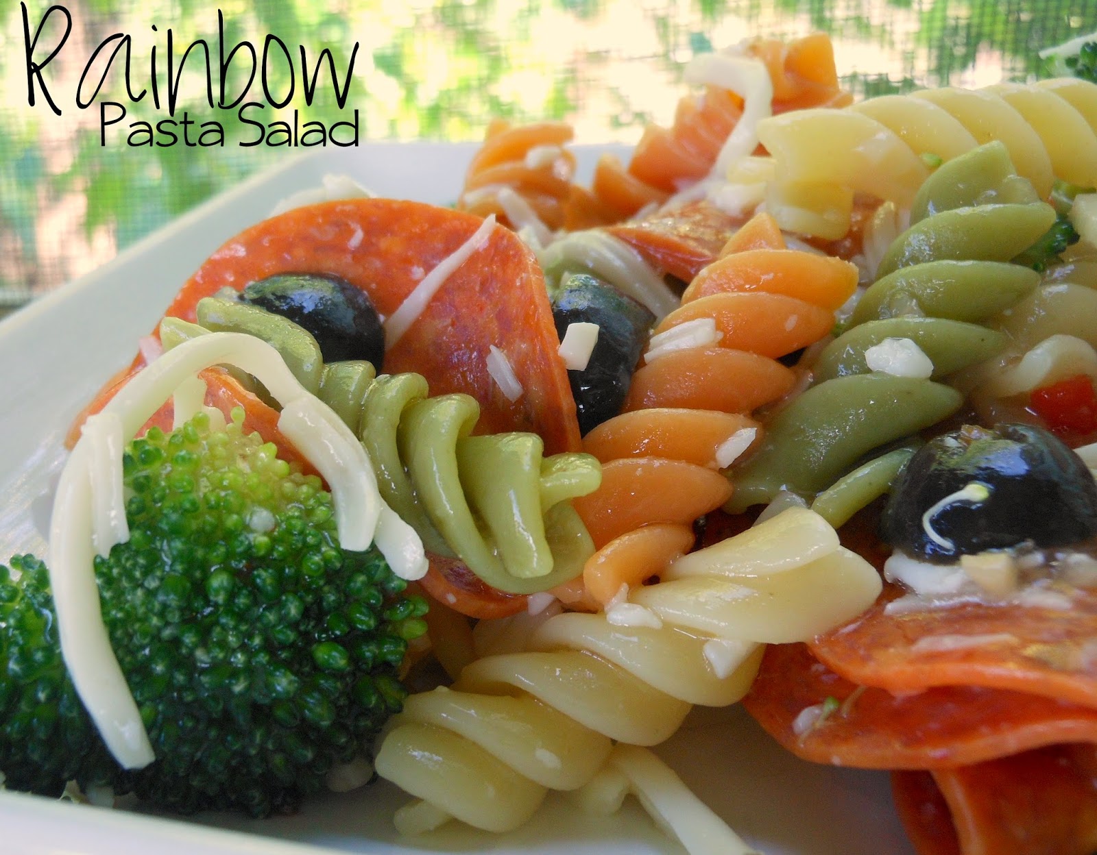 Sunny Days With My Loves Adventures in Homemaking Leftover Dressing and Pasta Salad