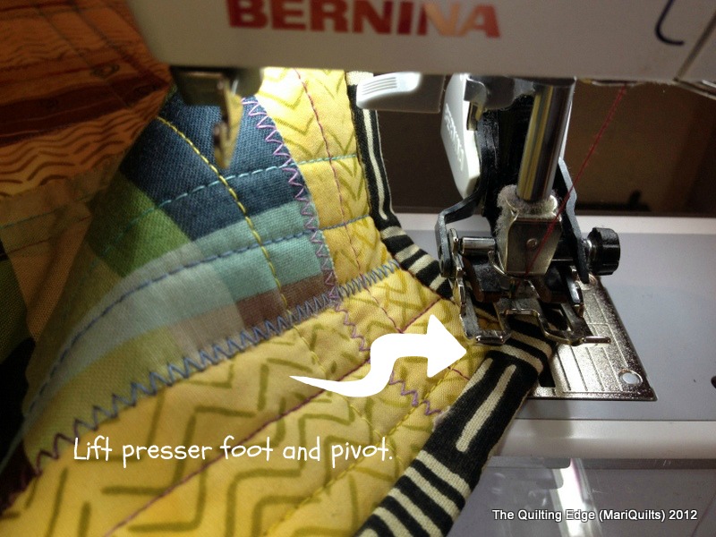 The Quilting Edge About Those Corners/Machine Stitching Binding