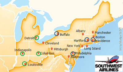 AUDL map