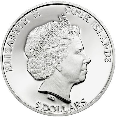Cook Islands silver 5 dollars