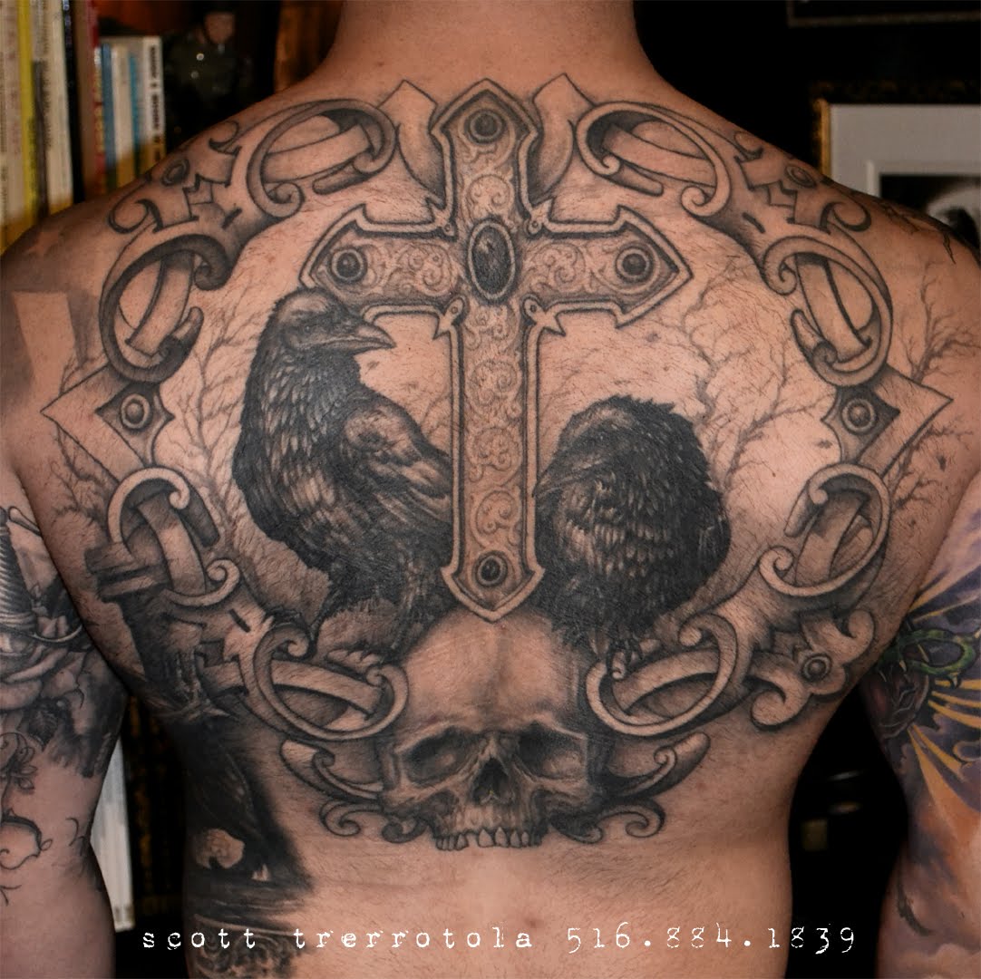 custom cross tattoos