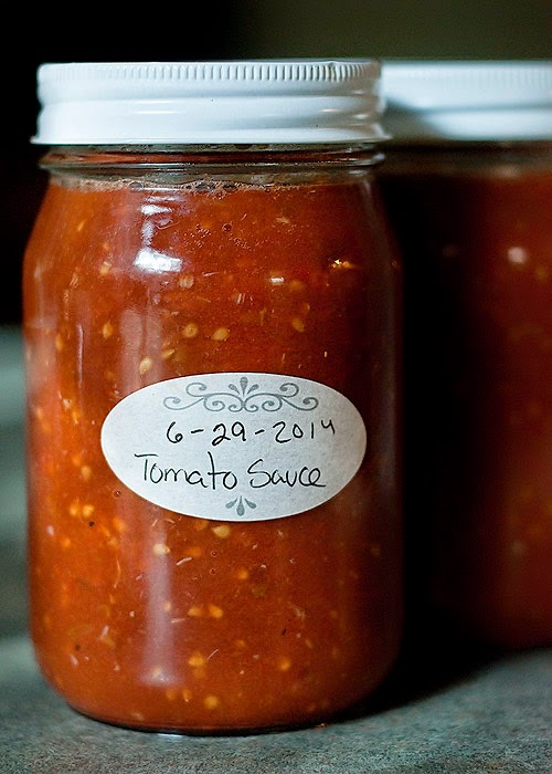 The Hippy Home Simple Small Batch Homemade Tomato Sauce for the Freezer