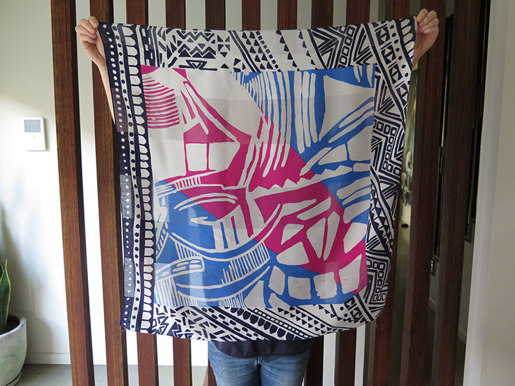Upcycle an old scarf into artwork Erin Rhoads The Rogue Ginger