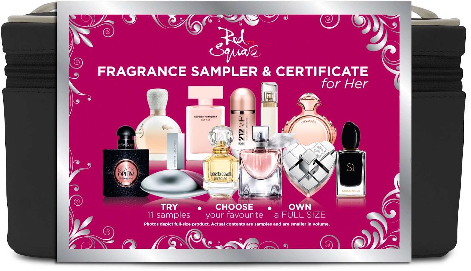 Beauty Shout Box FRIDAY FIND RED SQUARE FRAGRANCE SAMPLER BOX