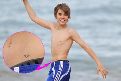 justin beiber tattoo