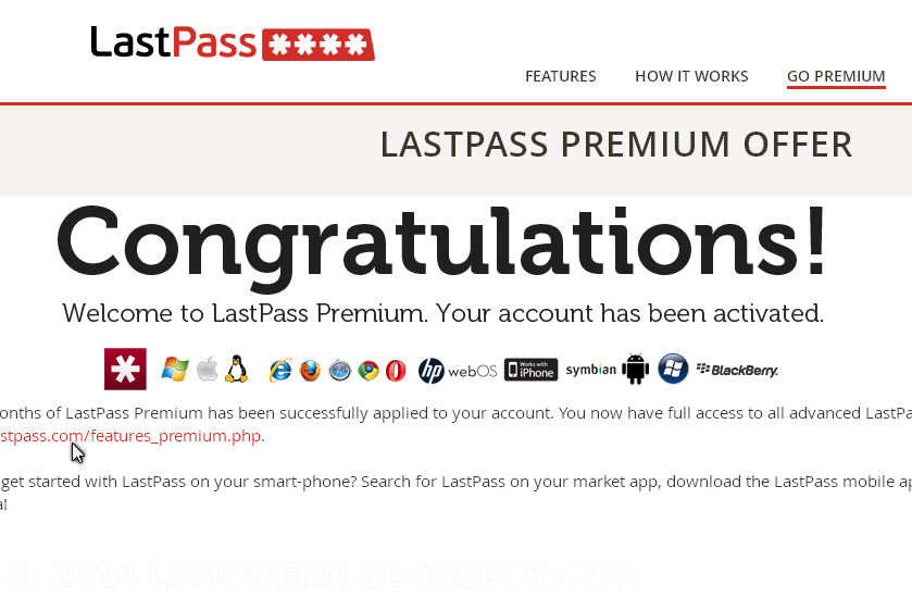 Cara Mudah Mendapatkan Akun LastPass Premium Secara Gratis Cara Mudah Mendapatkan Akun LastPass Premium Secara Gratis