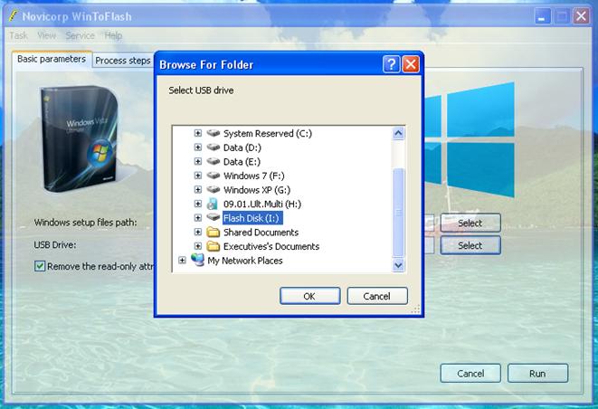 cara instal windows 7 dari flashdisk Pilihan Drive Flash Disk