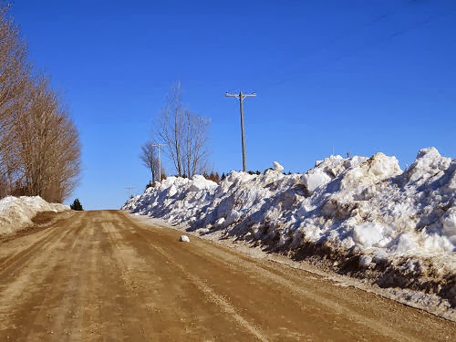 snowbank on March 12