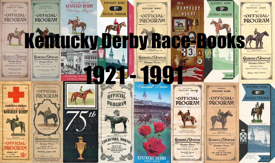 Kentucky Derby Programs 1921 - 1991