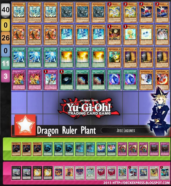 [Deck] [WCQ] Campeón Regional de México (Veracruz), Septiembre 2013, Dragon Ruler Plant, José Lagunes