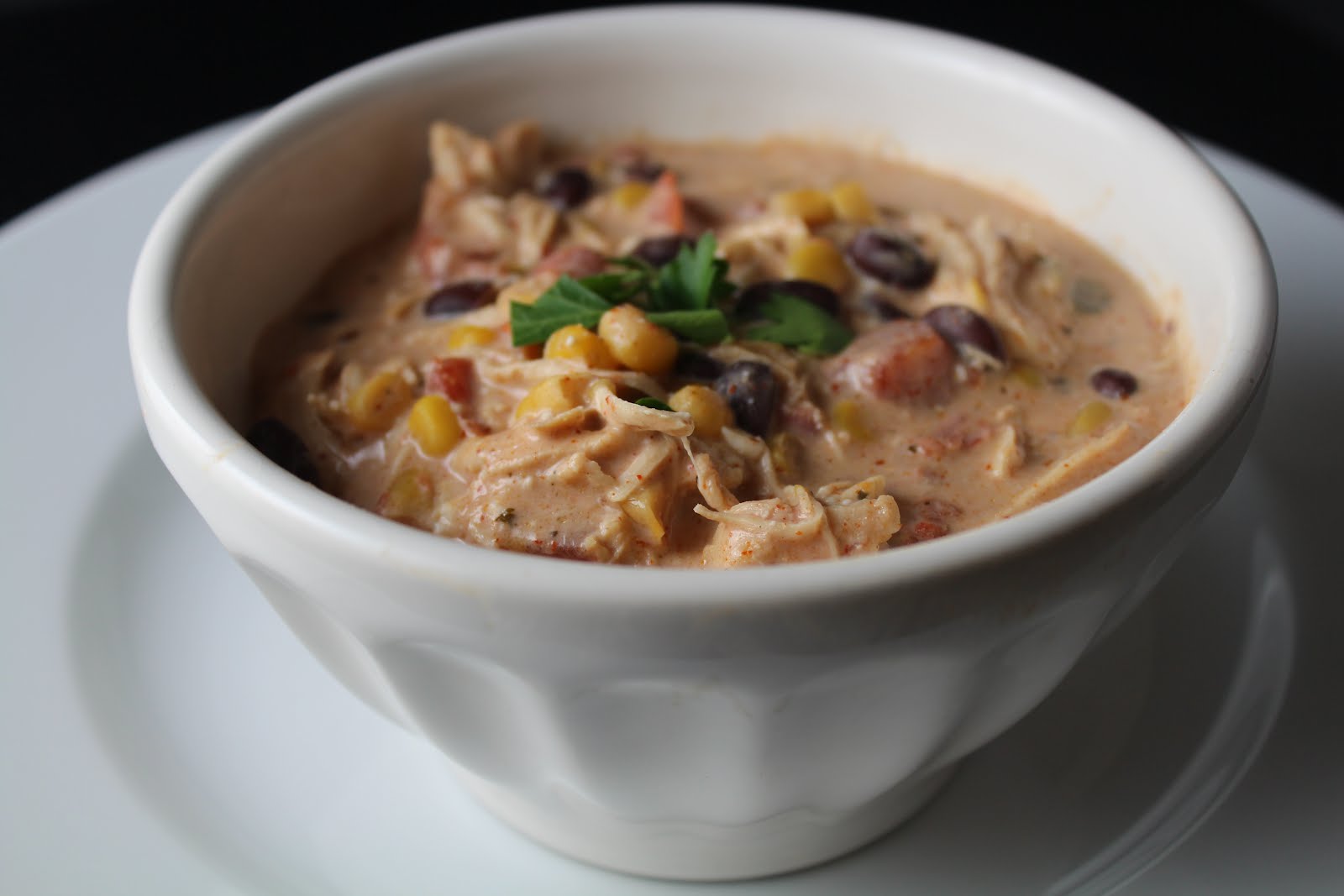 Easy Crock Pot Cream Cheese Chicken Chili Yummy Healthy Easy