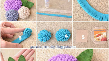 Cómo hacer una flor de fieltro - DIY
