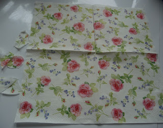 decoupage - skrzynka skrzynka decoupage