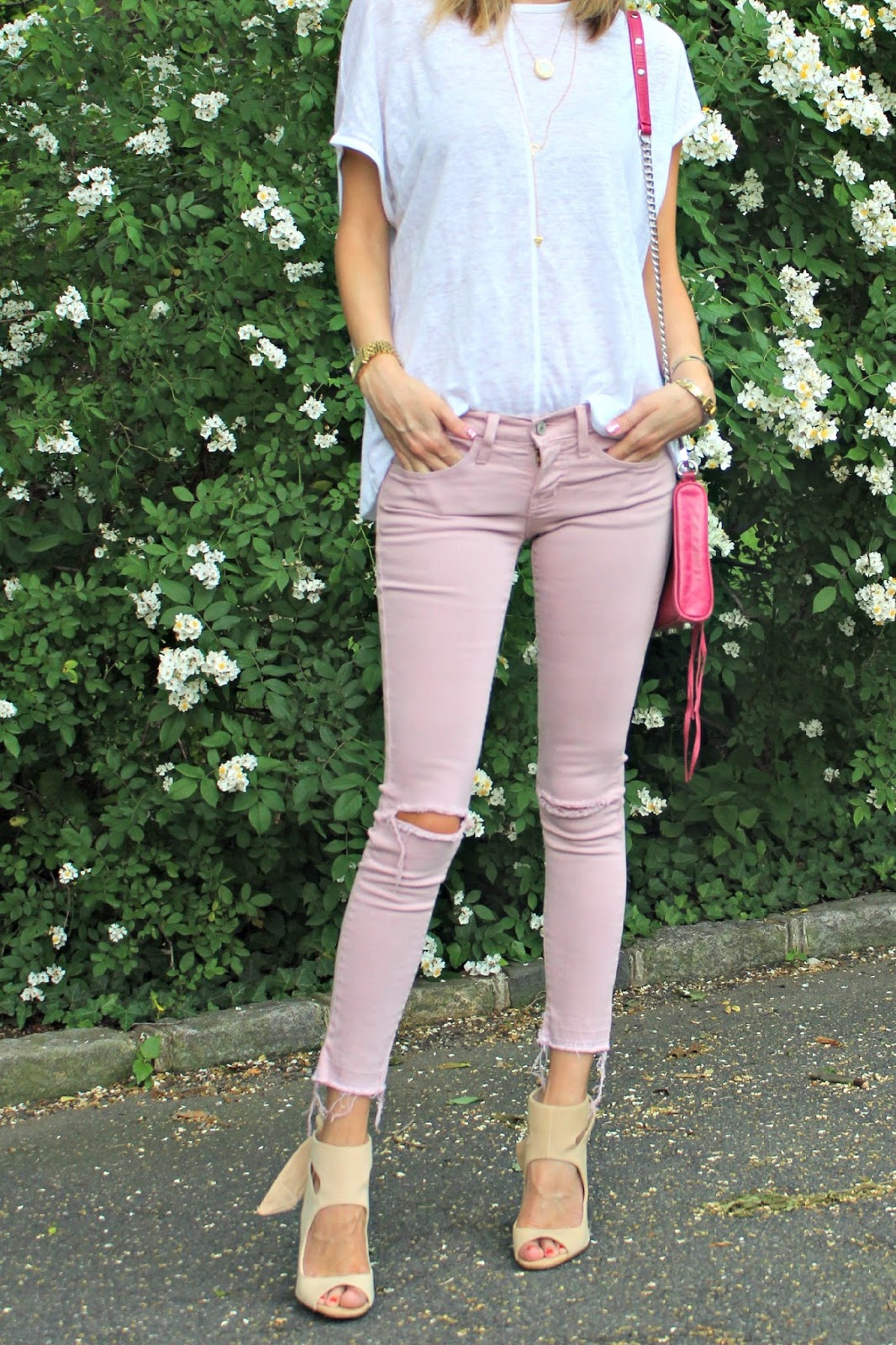 shades of pink outfit