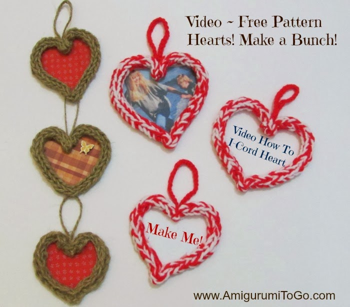 How To Make An I-Cord Heart Video Tutorial ~ Amigurumi To Go