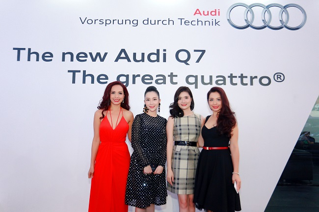Dàn sao đại sứ xinh đẹp của Audi Việt Nam