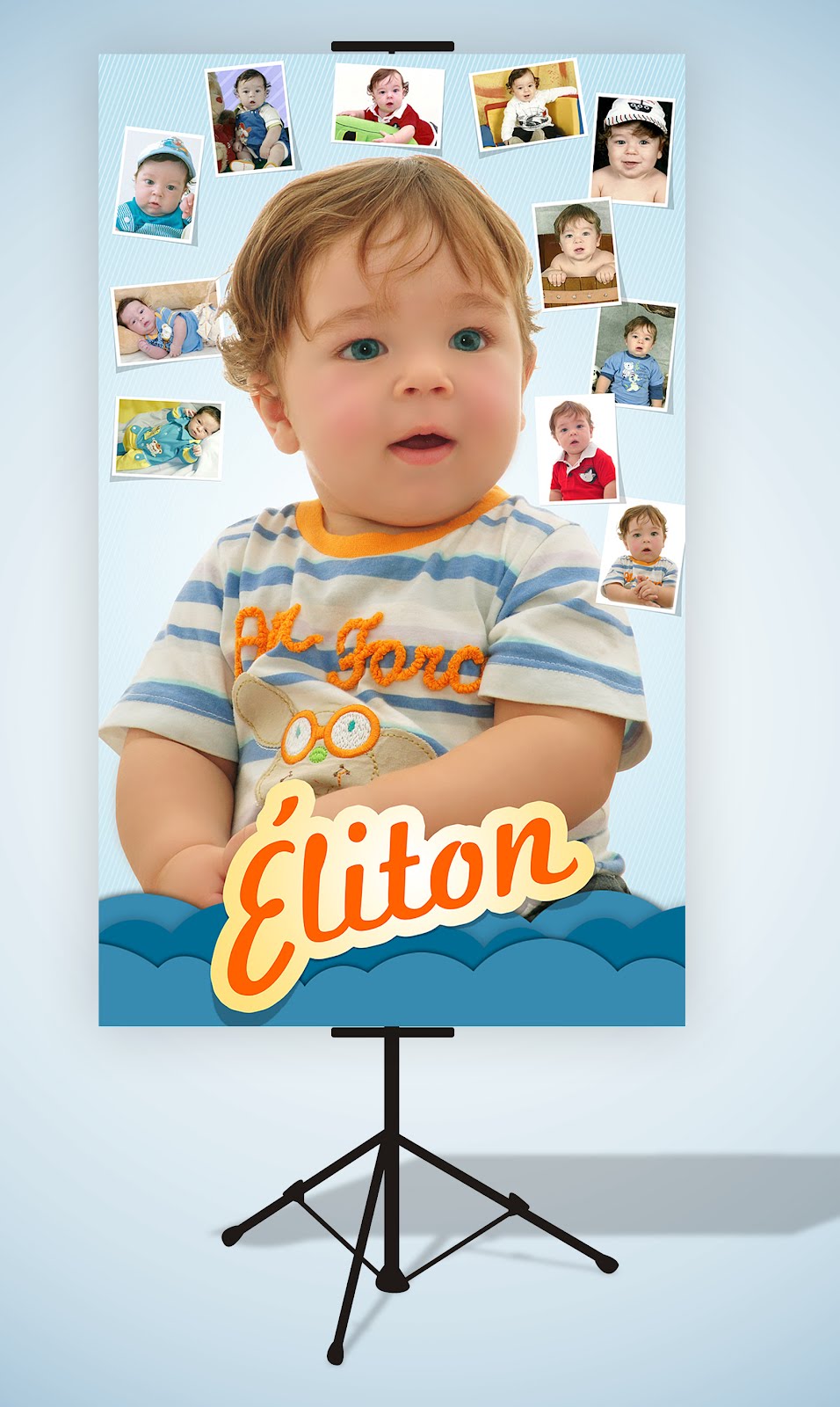 By Rapha Modelo banner infantil Éliton / Model Banner Children
