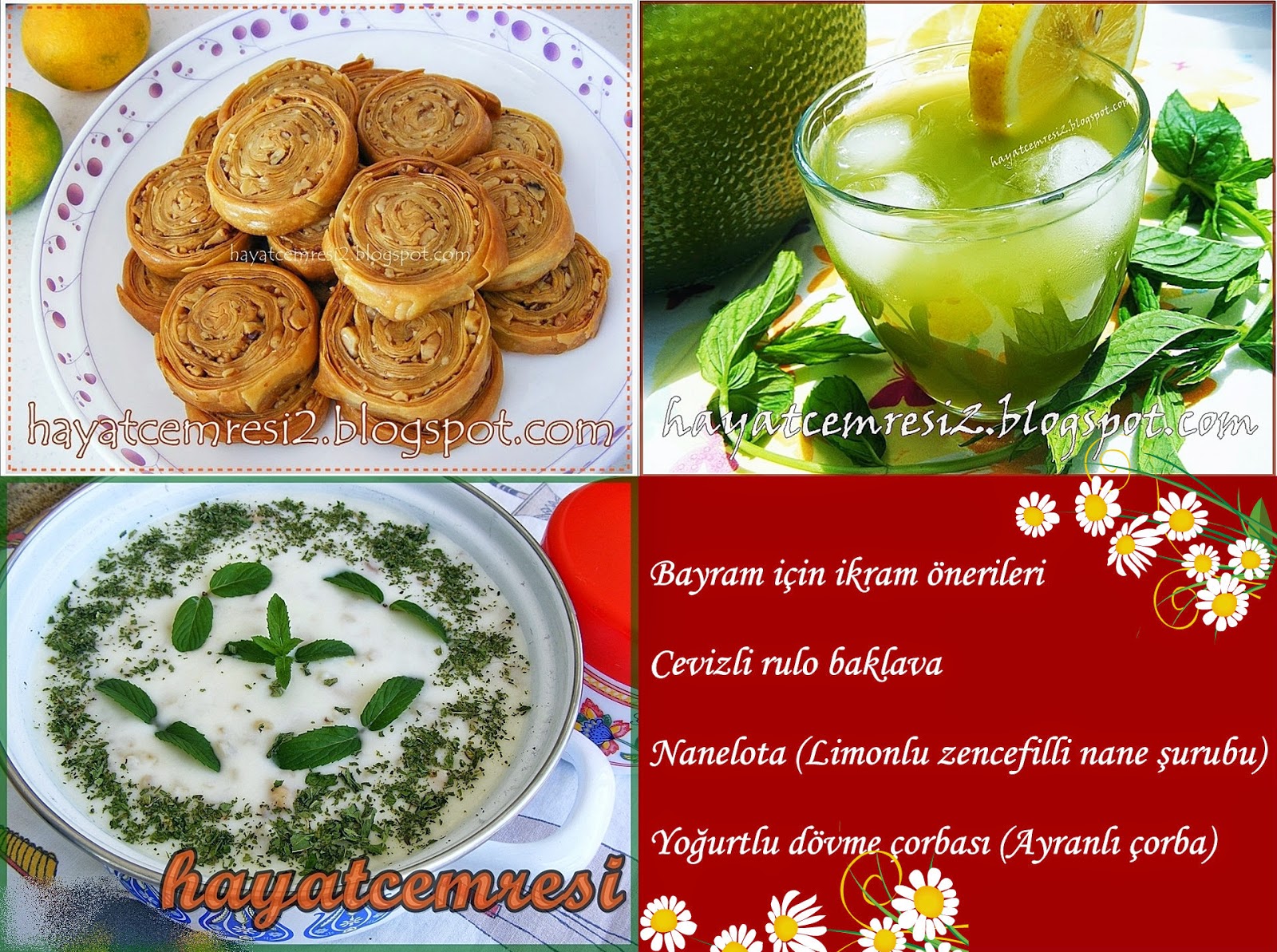 hayatcemresi bayramimiz mubarek olsun bayram icin ikram onerileri