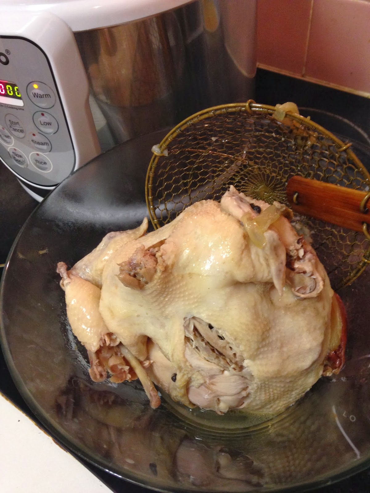 Tracy Cooks in Austin Whole Chicken in the pressure cooker, the new