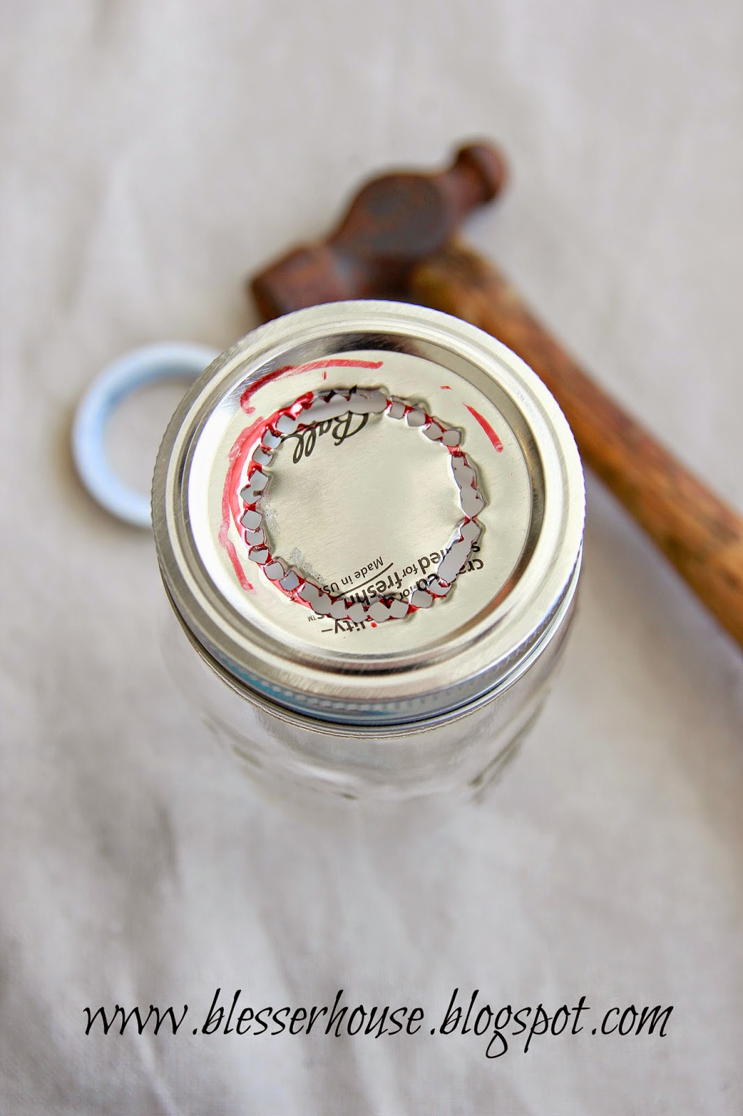 DIY Mason Jar Vanity Light - Bless er House