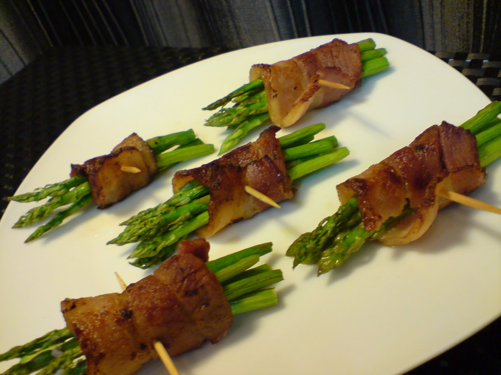 Grilled Asparagus in Bacon Rolls Shan's Recipes