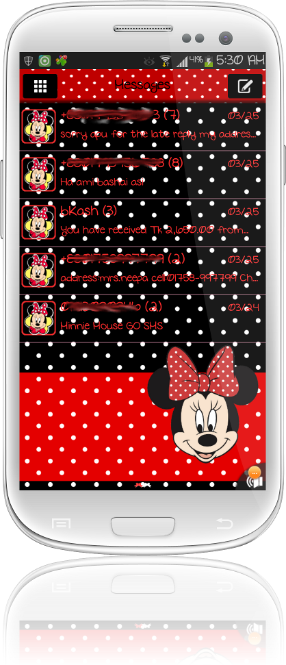 Themes Android Minnie Mouse | pretty droid themes minnie mouse go sms theme and smart Themes Android Minnie Mouse | pretty droid themes minnie mouse go sms theme and smart