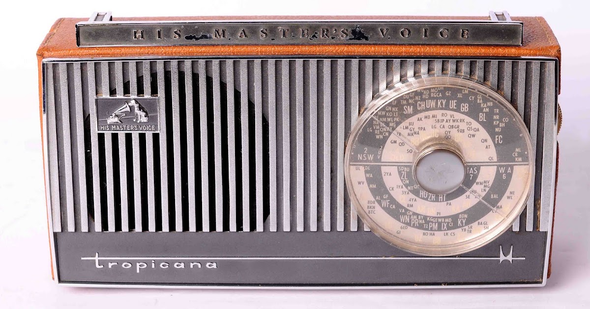 Old Vintage Gallery Radio Transistor "His Master's Voice" Tropicana