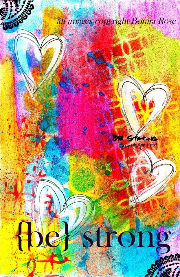punk projects Colorful Art Journal Pages with Bonita Rose