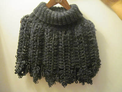 Un idea per lavorare con la stecca telaio di maria gio, per creare un bel poncho fai da te