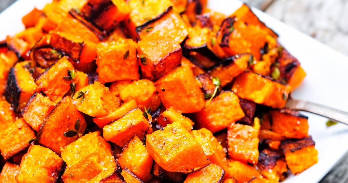 Simply Gourmet Thyme Roasted Sweet Potatoes