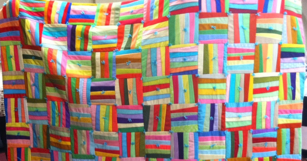 Deb Rowden's Thrift Shop Quilts The Best Polyester Quilt Ever