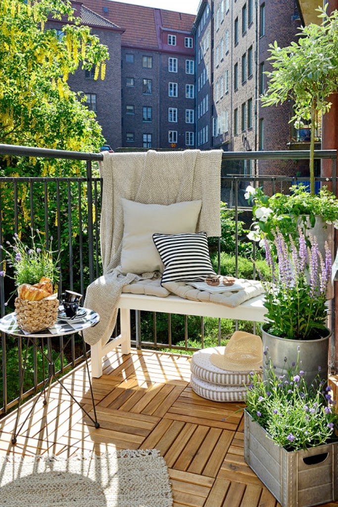 Lente op je balkon wonen, maken & leven