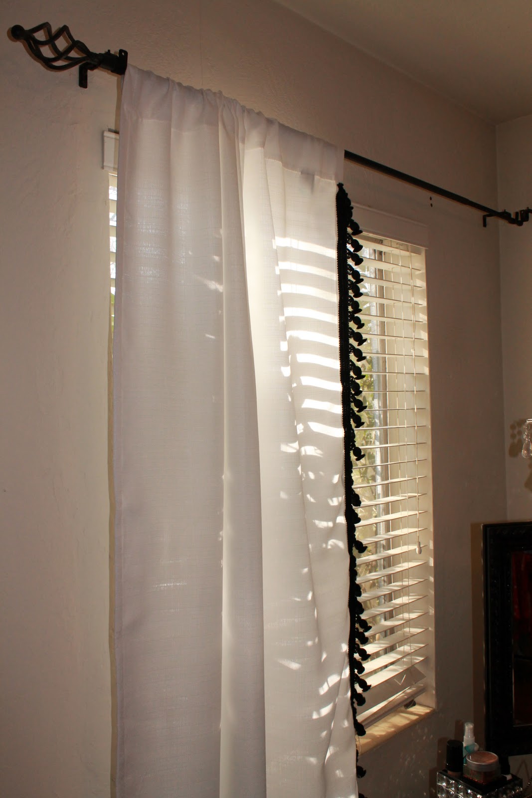 I Heart Pretty DIY Fringe Curtains