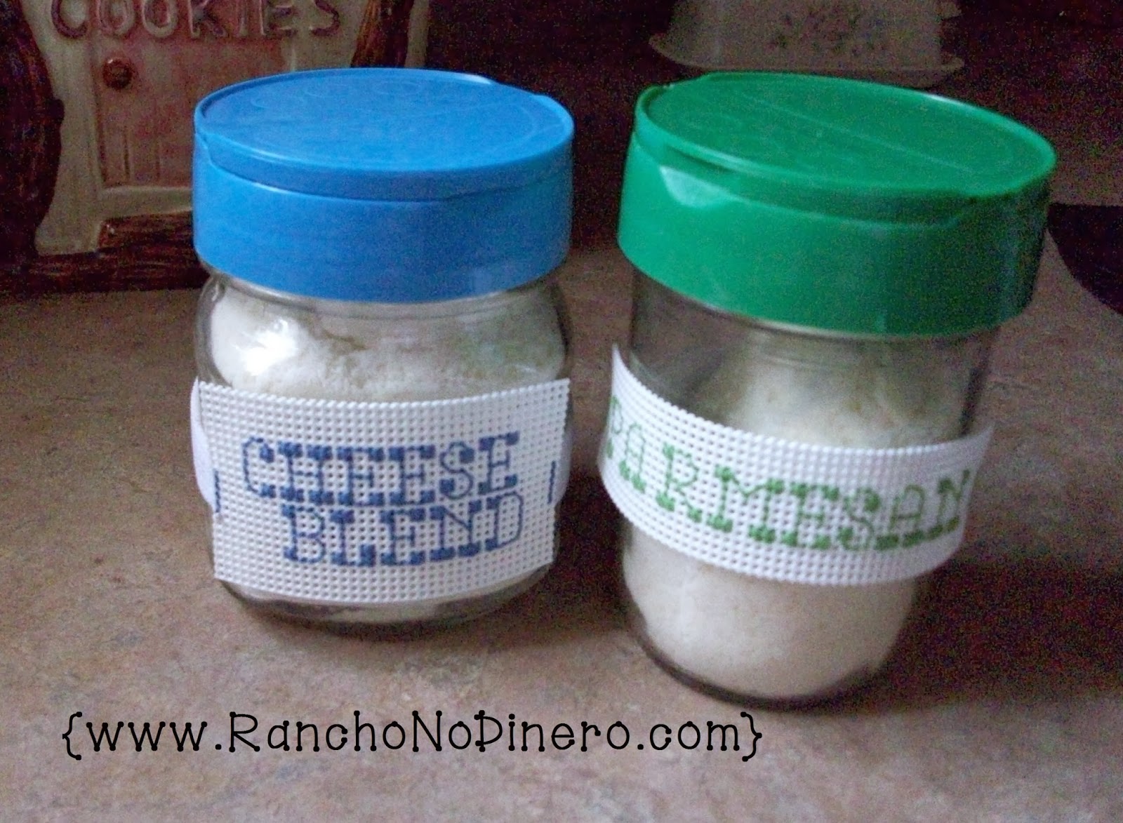 Tiny House Homestead Mason Jar Monday Color Coded Cheese Shaker Hack