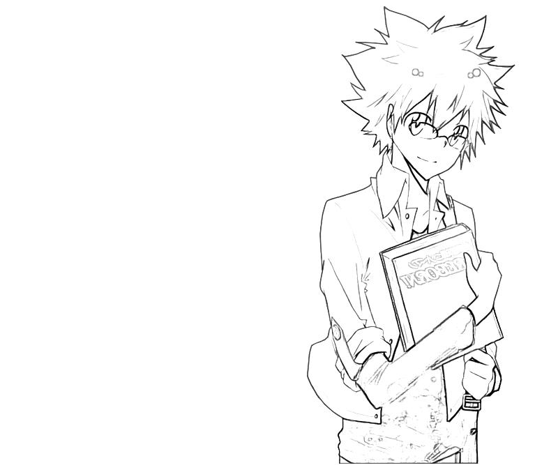 Printable Tsunayoshi Sawada Book Coloring Pages printable-tsunayoshi-sawada-book-coloring-pages