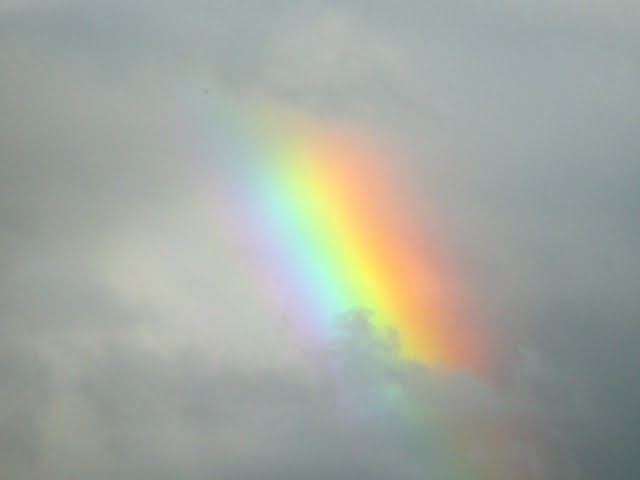 Rainbow at 5:30 on September 26, 2014