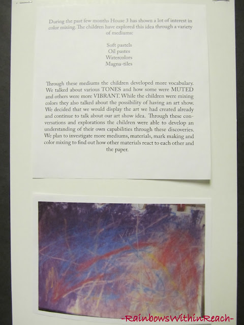 Reggio Documentation of Children's art via RainbowsWithinReach Reggio Documentation of Children's art via RainbowsWithinReach