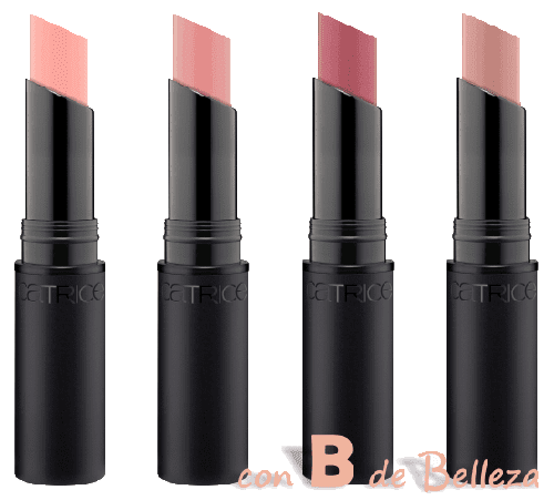 Barely pink, Silky rose, Delicate rosewood y Nearly nude