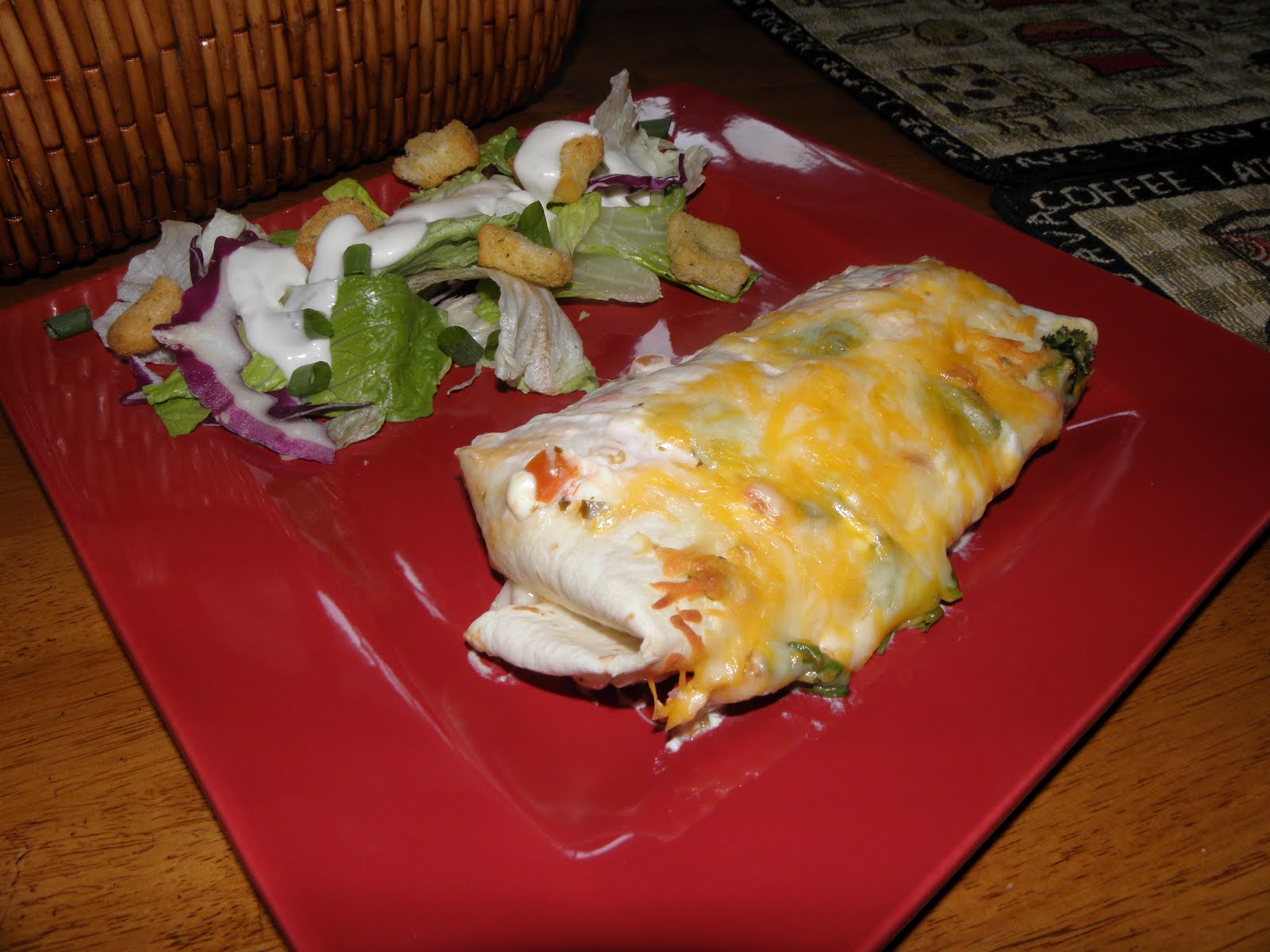 Whatcha Got Cookin'? Chili Lime Chicken Enchiladas