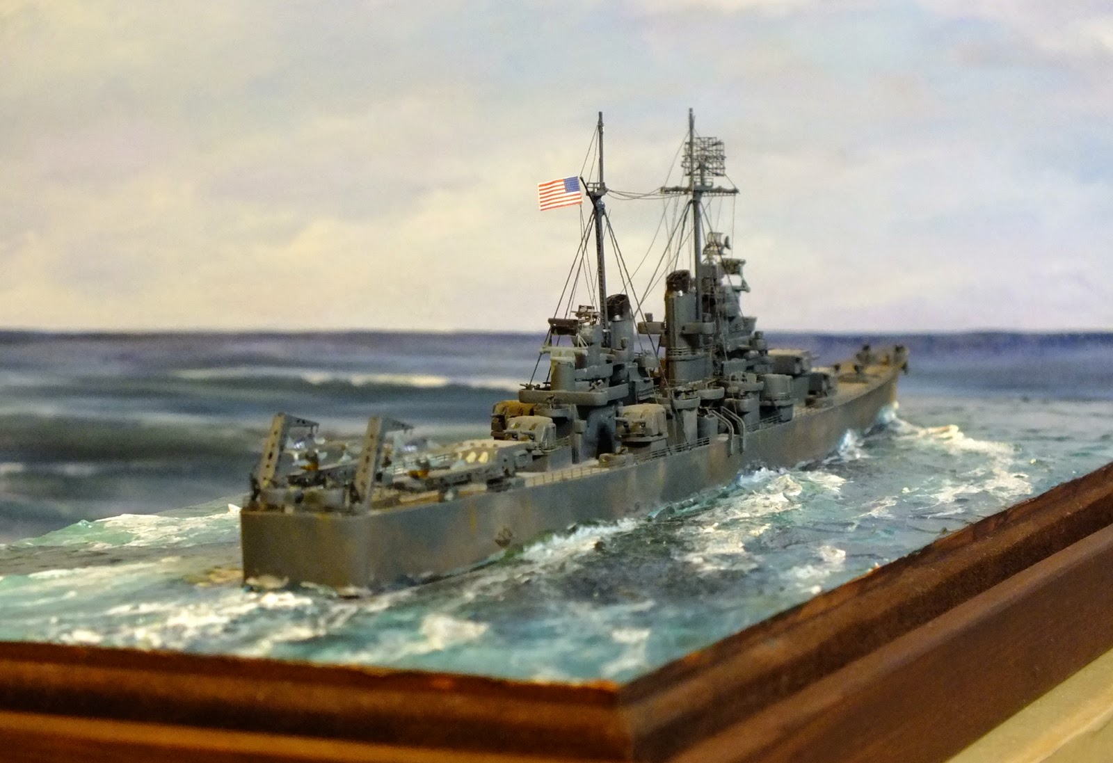 MODELSHIPS & WORLD IN SCALE: USS Baltimore (CA-68), 1943.
