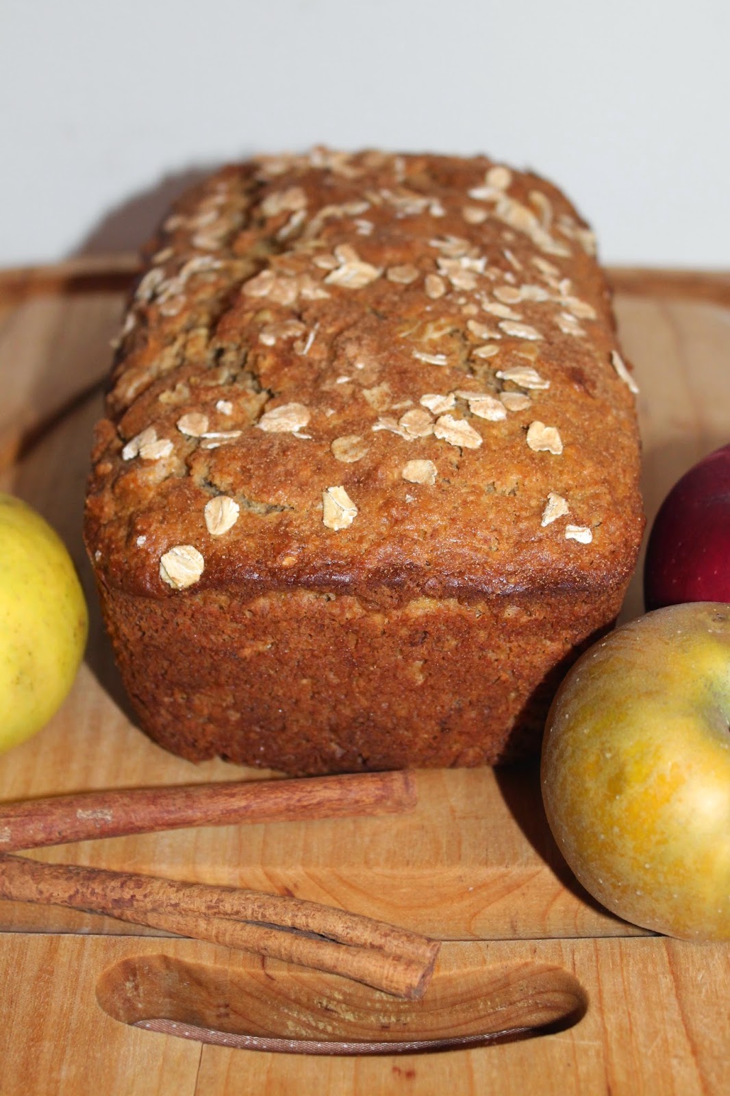 Savory Moments Applesauce oatmeal bread