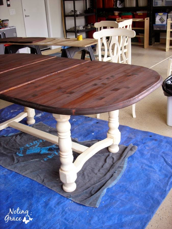 Noting Grace Dining Room Table Makeover