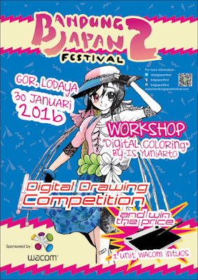 DIGITAL DRAWING COMPETITION & WORKSHOP Di Kota Bandung Japan Festival 2016 Gor Lodaya Bulan Januari 2016 Japbandung-asia