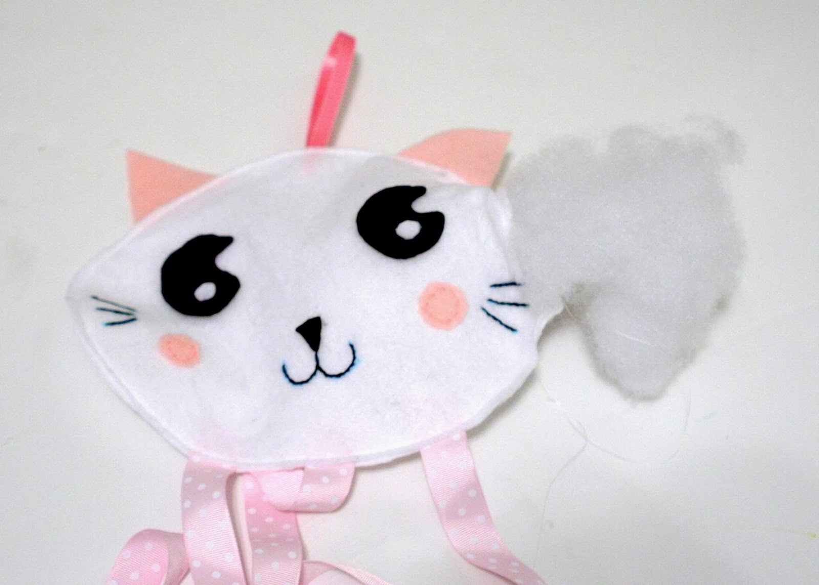 Kawaii Kitty Bow Holder The Sewing Rabbit
