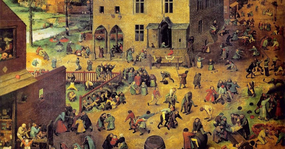 Deep Art Nature Children's Games Pieter Bruegel the Elder (1560)
