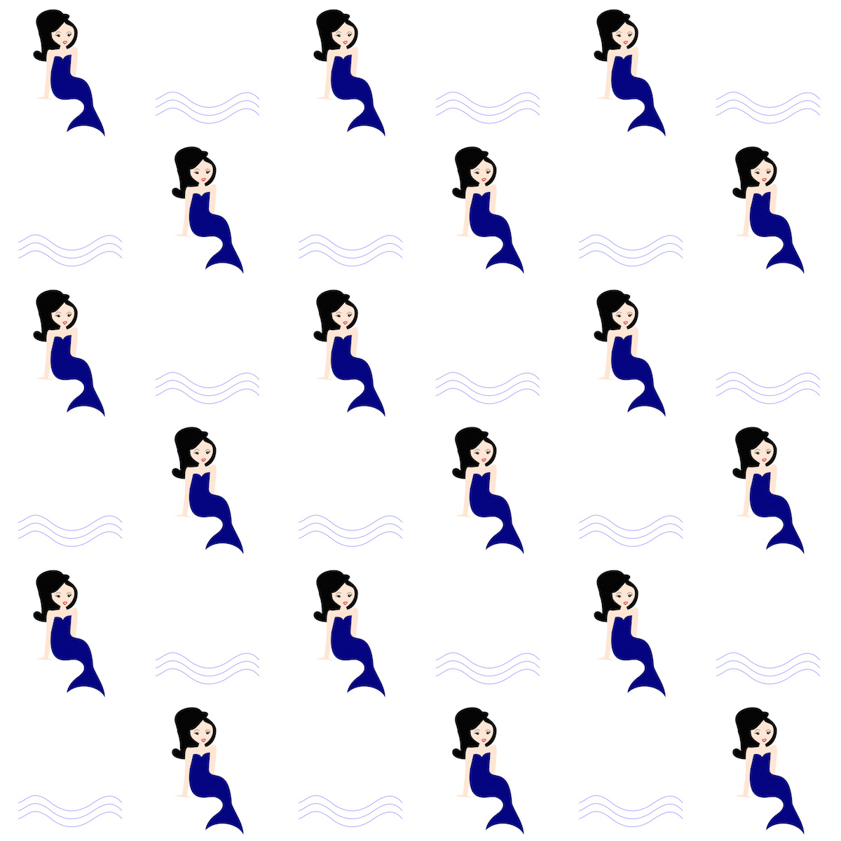 Free digital mermaid scrapbooking paper ausdruckbares Meerjungfrau